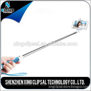 Monopod foldable selfie stick with cable, used smart phones and camera